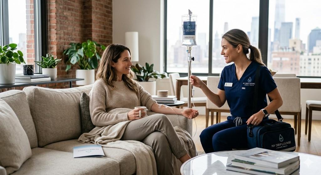NY Drip Lounge mobile and in-lounge IV therapy